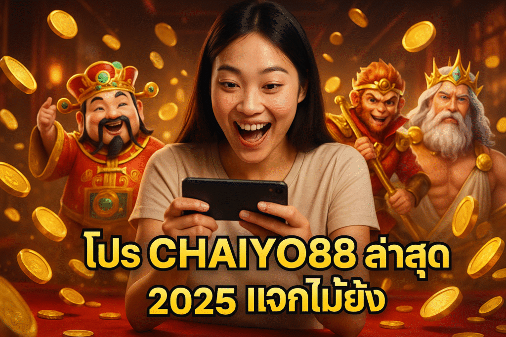 โปร CHAIYO88 ล่าสุด 2025 แจกไม่ยั้ง