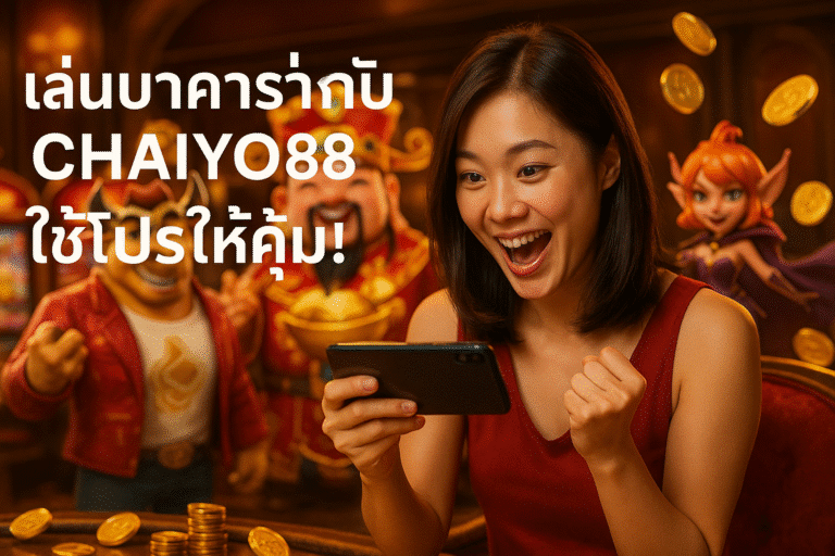 เล่นบาคาร่ากับ CHAIYO88 ใช้โปรให้คุ้ม!