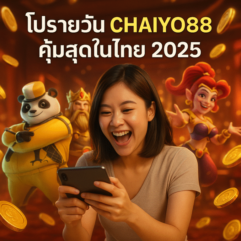 โปรรายวัน CHAIYO88 คุ้มสุดในไทย 2025