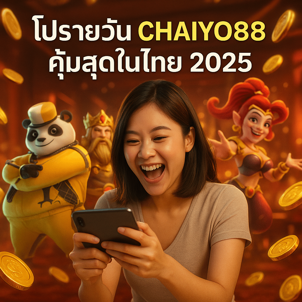 โปรรายวัน CHAIYO88 คุ้มสุดในไทย 2025